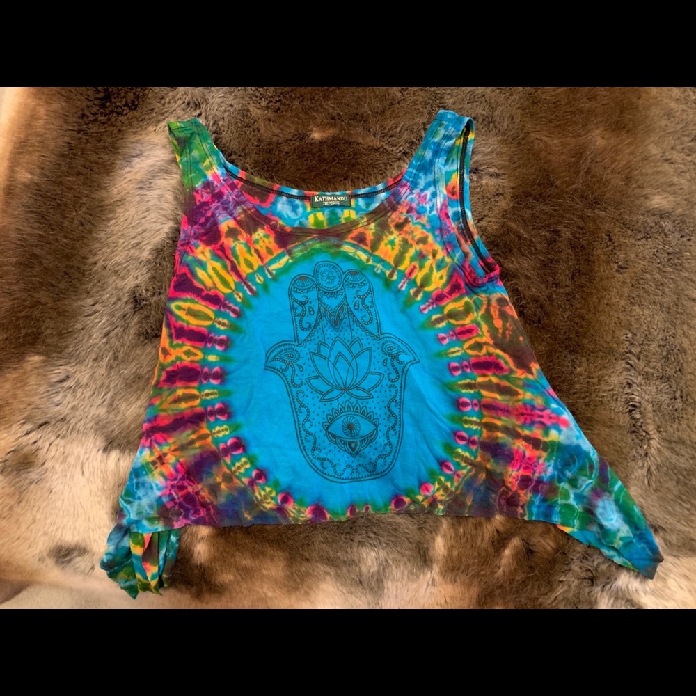 Tie dye half shirt!!